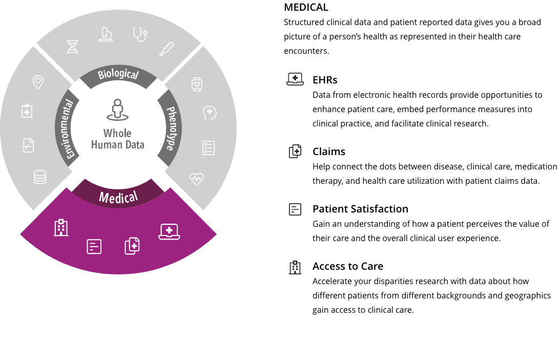 Wheel highlighting Medical
